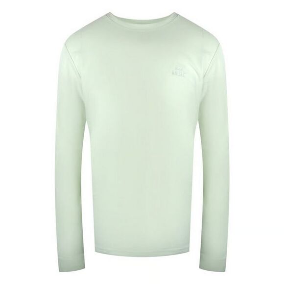 Diesel Unisex Adult Logo Long-Sleeved T-Shirt / Off White